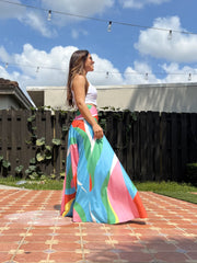 Long Multicolored Skirt
