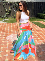 Long Multicolored Skirt